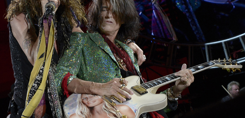 Aerosmith: saiba quem é a bela loira na guitarra Gibson BB King Lucille de Joe Perry – RockBizz