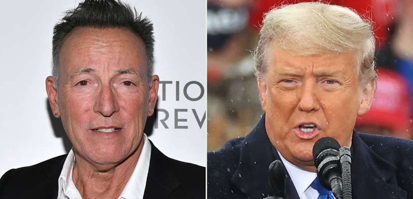 Donald Trump pede boicote a Bruce Springsteen, mas só consegue unir ainda mais os fãs do roqueiro