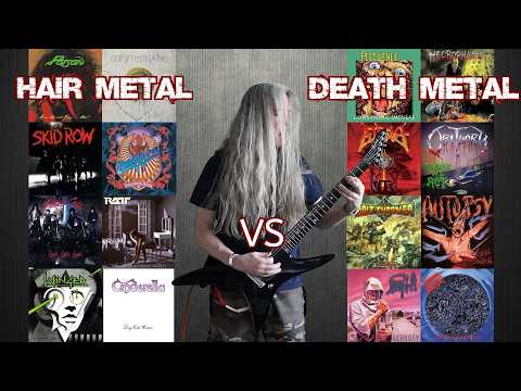 Hair metal ou death metal nos anos 80? Guitarrista tira a prova em vídeo