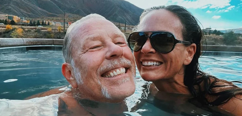 James Hetfield (Metallica) pede a namorada em casamento durante mergulho com tubarões