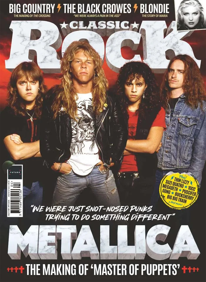 “Master of Puppets”, do Metallica, estampa capa de nova edição da Classic Rock