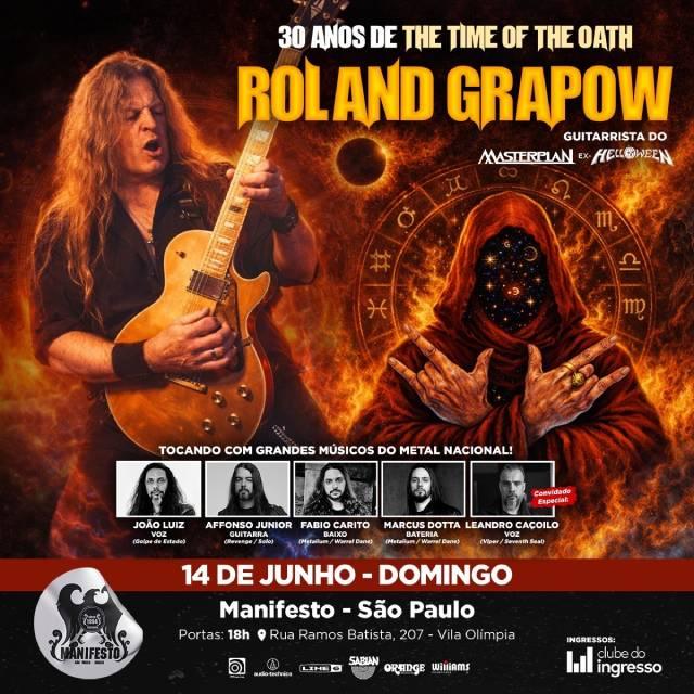 Roland Grapow confirma show no Brasil celebrando 30 anos de “The Time of the Oath” (Helloween)