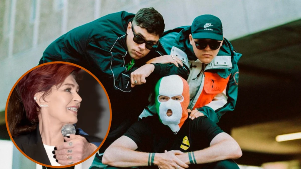 Kneecap rebate Sharon Osbourne por apoio em marcha anti-imigração