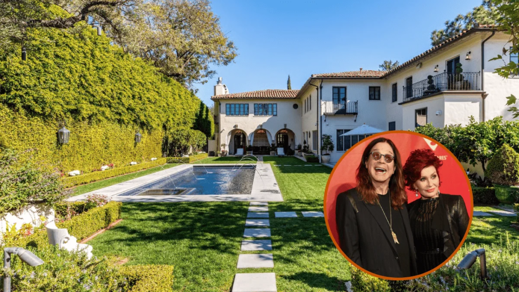 Sharon Osbourne põe à venda mansão onde viveu com Ozzy por R$ 87 milhões