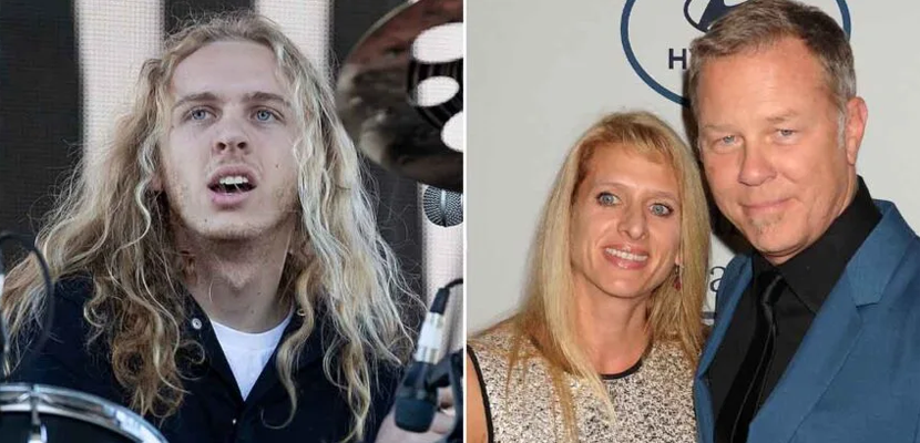 Casos de família: filho de James Hetfield toma bronca da mãe por publicação constrangedora