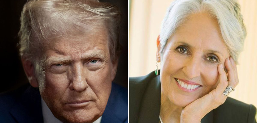 Joan Baez incentiva artistas mais jovens a se manifestarem contra Donald Trump