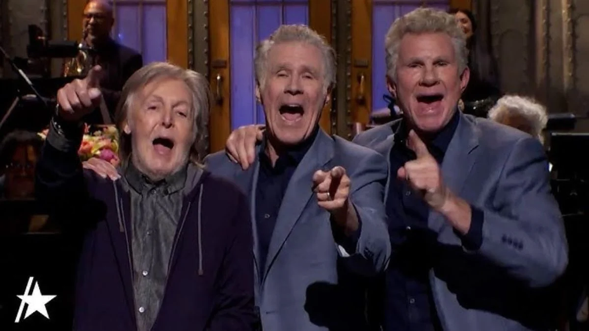 Paul McCartney participa do Saturday Night Live com Chad Smith e Will Ferrell