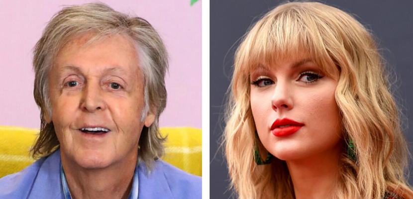 Taylor Swift é tão grande quanto os Beatles, de acordo com Paul McCartney