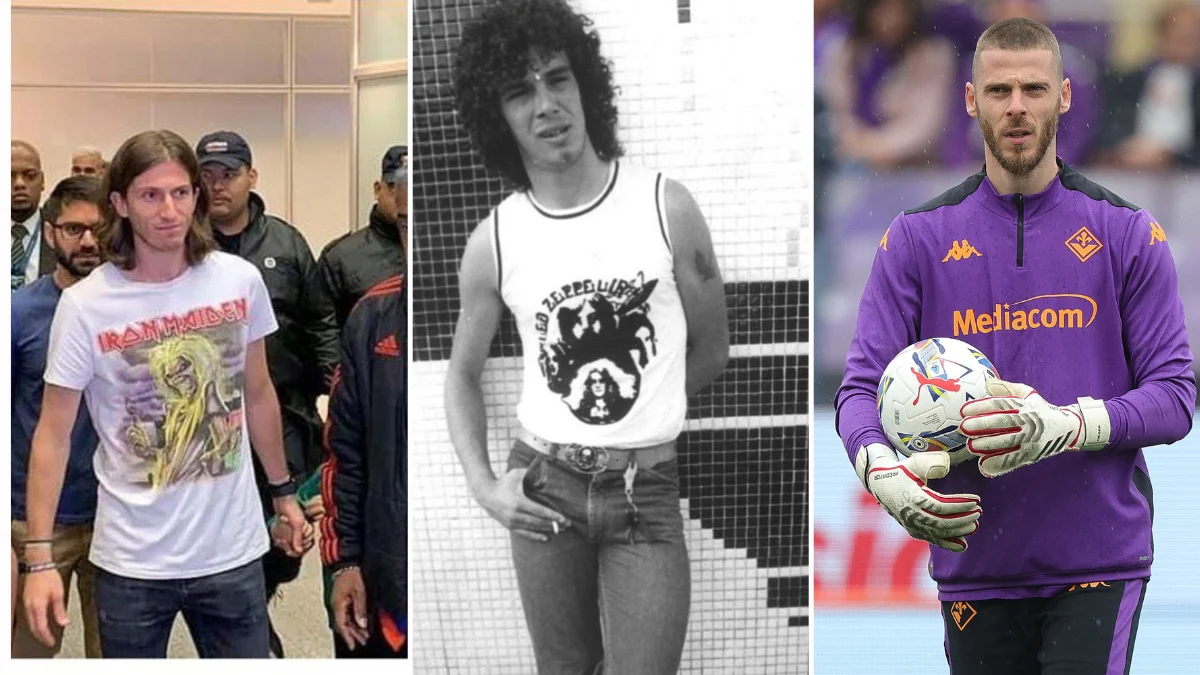 7 personalidades do futebol que são fãs de rock e heavy metal