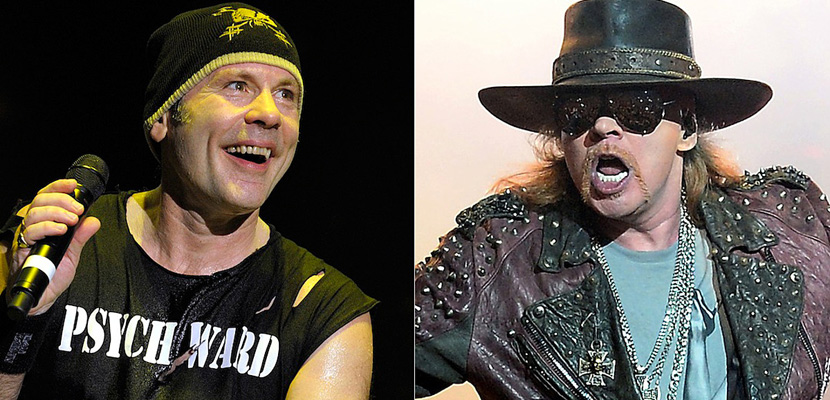 Bruce Dickinson diz que o Guns N’ Roses foi a banda de abertura mais difícil que o Iron Maiden já teve que enfrentar