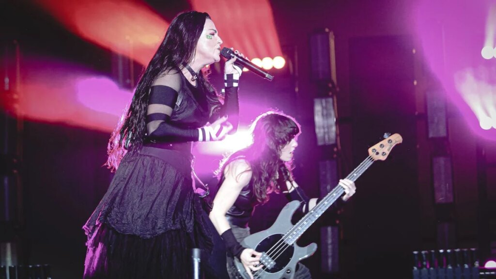 Efeitos pirotécnicos assustam fãs em show do Evanescence