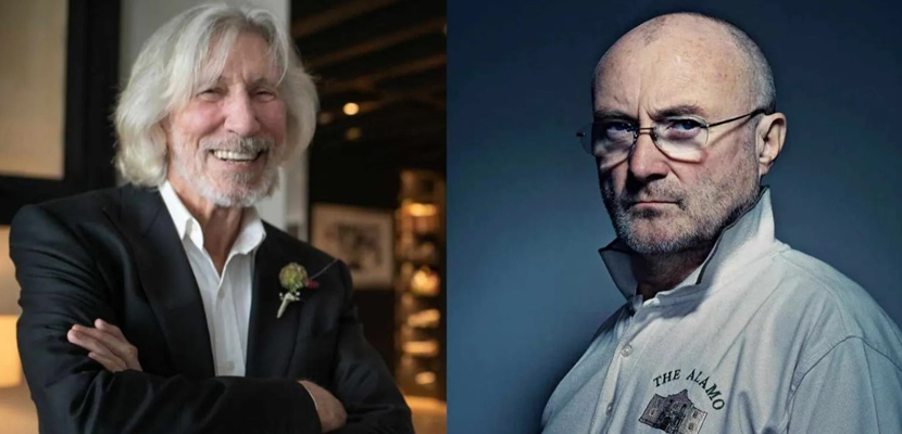 Phil Collins diz que curte a música de Roger Waters, mas que ele é um sujeito detestável: “Senso de humor sombrio e cínico”