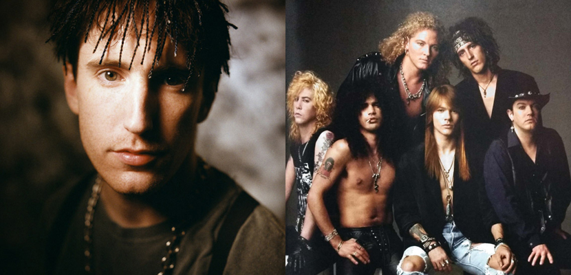Trent Reznor (Nine Inch Nails) chama o público do Guns N’ Roses de hostil e imbecil: “Pedaços de linguiça foram jogados no palco”
