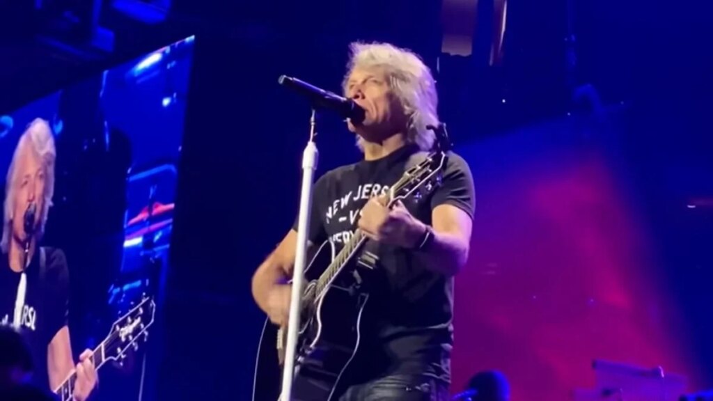 Bon Jovi encerra show na metade após problemas de saúde