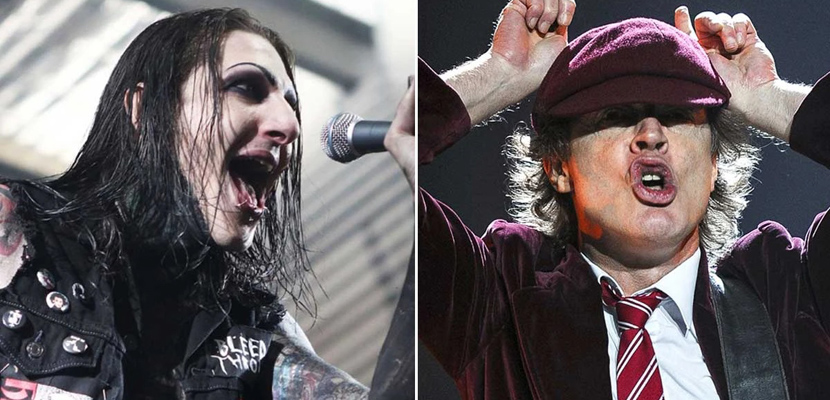 “Eu não conseguia engolir o Led Zeppelin e o AC/DC quando era moleque; odiava Back In Black”, conta Chris Motionless (Motionless In White)