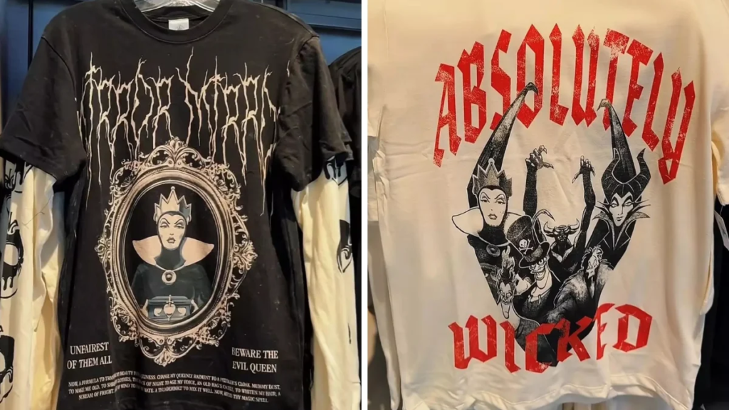 Disney lança coleção de roupas de vilões inspirada no heavy metal