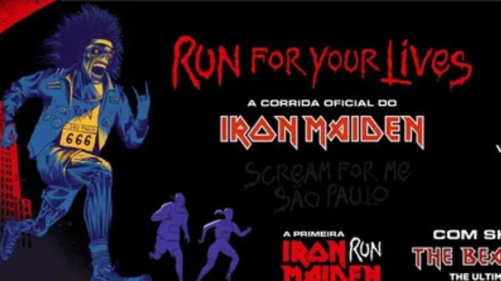 São Paulo sediará primeira corrida de rua oficial do Iron Maiden no mundo