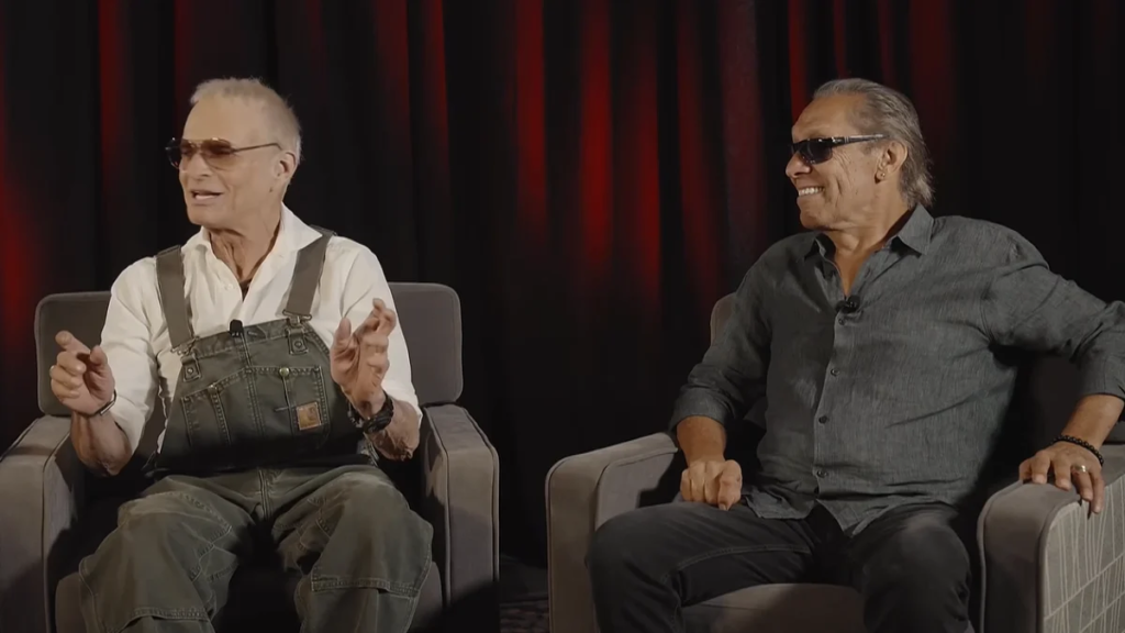 David Lee Roth e Alex Van Halen aparecem juntos em evento nos EUA