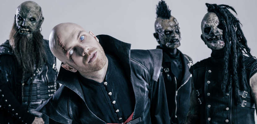 Dominum pratica o zombie metal em uma mistura de Ghost, Sabaton e The Walking Dead