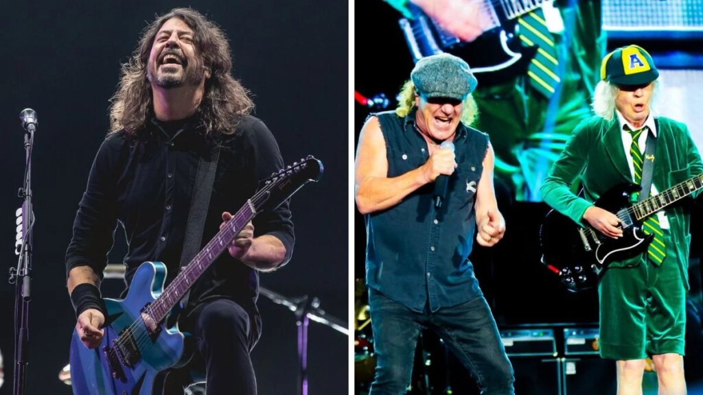Foo Fighters abre show do AC/DC e Dave Grohl sugere turnê conjunta