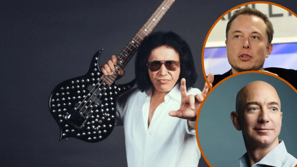 Gene Simmons elogia Elon Musk e Jeff Bezos: “Pessoas impressionantes”